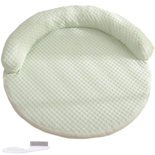 Bett for Katzen, Mit Memory-Schaum – Wärmeableitendes Gewebe, Wasserdichtes Und Maschinenwaschbares Design for Ganzjährigen Komfort, Langlebiges, Kratzfestes Bett(2,70cm) von WPDUIODF