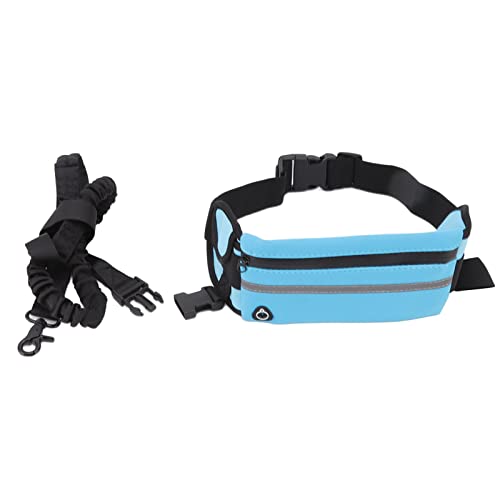 WPKD BLUEIY Hands Hundeleine, Bauchtasche, Nylon, Bungee-Taillenleine für Nachtlaufen und Spazierengehen, Hellblau, verstellbar, reflektierendes Design, Packung enthalten WPKD BLUEIY Hands Hundeleine, Bauchtasche, Nylon, Bungee-Taillenleine für Nachtlaufen und Spazierengehen, Hellblau, verstellbar, reflektierendes Design, Packung enthalten von WPKD BLUEIY