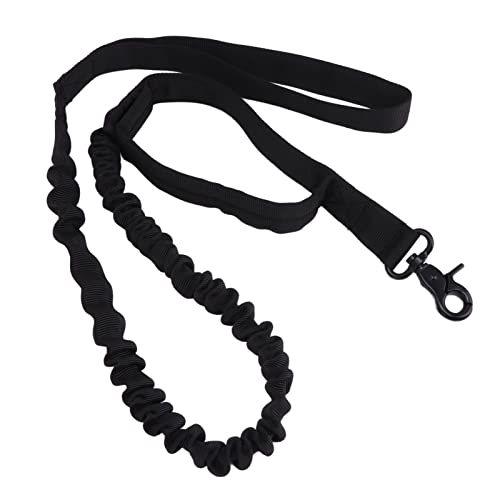 WPKD BLUEIY Militärleine für Hunde, verschleißfeste Nylon-Leine, einfache Kontrolle mit Elastizität, robuste Haustierversorgung, schwarz, 1,5 m lang WPKD BLUEIY Militärleine für Hunde, verschleißfeste Nylon-Leine, einfache Kontrolle mit Elastizität, robuste Haustierversorgung, schwarz, 1,5 m lang von WPKD BLUEIY