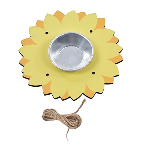 WPKD BLUEIY Vogelfutterschale, Sonnenblumenförmige Schale aus Aluminiumlegierung mit Saumseil Dekorative Hängende Vogelfutterplattform für die Terrasse Im Hausgarten WPKD BLUEIY Vogelfutterschale, Sonnenblumenförmige Schale aus Aluminiumlegierung mit Saumseil Dekorative Hängende Vogelfutterplattform für die Terrasse Im Hausgarten von WPKD BLUEIY