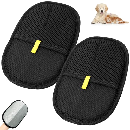 WPPQWP 2PCS Pet Hair Remover, Wiederverwendbar Tierhaarentferner Handschuh, Elektrostatisches Prinzip Fusselbürste Tierhaare, für die Pflege von Haustieren, Sofas und Teppichen WPPQWP 2PCS Pet Hair Remover, Wiederverwendbar Tierhaarentferner Handschuh, Elektrostatisches Prinzip Fusselbürste Tierhaare, für die Pflege von Haustieren, Sofas und Teppichen von WPPQWP