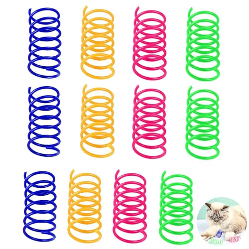 WQEDVN Katzenfeder-Spielzeug, Katzenfederspielzeug, Feder-Katzenspielzeug, Federn für Katzen, Kunststoff-Spiralfedern, für Katzen, Hüpfen, Spieltraining, Spaß, Geschenk für Katzen (grün, gelb, lila, WQEDVN Katzenfeder-Spielzeug, Katzenfederspielzeug, Feder-Katzenspielzeug, Federn für Katzen, Kunststoff-Spiralfedern, für Katzen, Hüpfen, Spieltraining, Spaß, Geschenk für Katzen (grün, gelb, lila, von WQEDVN