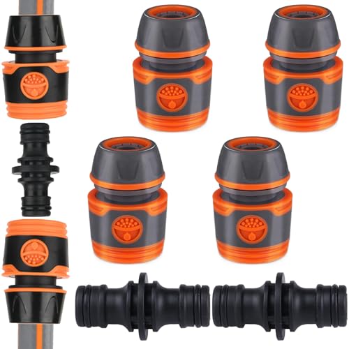 WQNNQW 6 Stück Schlauchverbinder,Schlauchverbinder Set,Gartenschlauch Verbinder,Schlauchkupplung,Wasserschlauch Verbinder,Schlauch Kupplung WQNNQW 6 Stück Schlauchverbinder,Schlauchverbinder Set,Gartenschlauch Verbinder,Schlauchkupplung,Wasserschlauch Verbinder,Schlauch Kupplung von WQNNQW