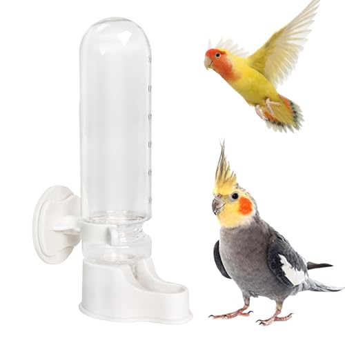 WQY Groceryshop Automatischer Vogel-Wasserspender, Haustier-Bewässerung für Käfig, Vogelkäfig, hängender automatischer Haustier-Wasserspender, Papageien-Futterspender für Sittiche, Wellensittiche WQY Groceryshop Automatischer Vogel-Wasserspender, Haustier-Bewässerung für Käfig, Vogelkäfig, hängender automatischer Haustier-Wasserspender, Papageien-Futterspender für Sittiche, Wellensittiche von WQY GroceryShop