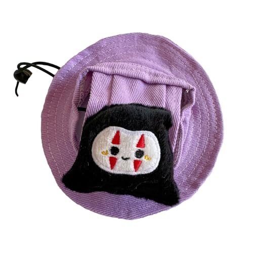 WREWING Halloween-Haustiermützen für Hunde und Katzen, Kürbis-Kostüm-Zubehör, verstellbare Größen S, Violett WREWING Halloween-Haustiermützen für Hunde und Katzen, Kürbis-Kostüm-Zubehör, verstellbare Größen S, Violett von WREWING