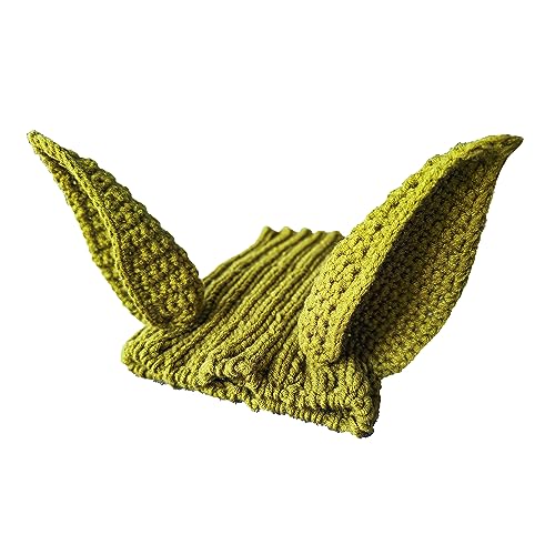 WREWING Strick-Tiermützen für Haustiere – warmes Winterkostüm, Vielfalt für Halloween, Multi-Tier-Strickhauben (S) von WREWING