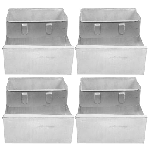 WRITWAA 4 Stück Kaninchen-Futterspender für Käfige, Futterspender für Kleintiere, Metall-Kaninchen-Futterspender für draußen, für Meerschweinchen, Frettchen, Hühner, Chinchillas, kleine WRITWAA 4 Stück Kaninchen-Futterspender für Käfige, Futterspender für Kleintiere, Metall-Kaninchen-Futterspender für draußen, für Meerschweinchen, Frettchen, Hühner, Chinchillas, kleine von WRITWAA