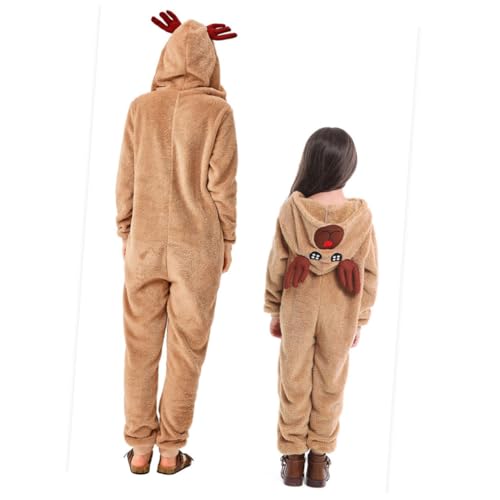 WRITWAA Elch Kostüm Korallenfleece Rollenspiel Tierkostüm Waldtier Rehkitze Karneval Party Cosplay Outfits für Geburtstag Halloween WRITWAA Elch Kostüm Korallenfleece Rollenspiel Tierkostüm Waldtier Rehkitze Karneval Party Cosplay Outfits für Geburtstag Halloween von WRITWAA