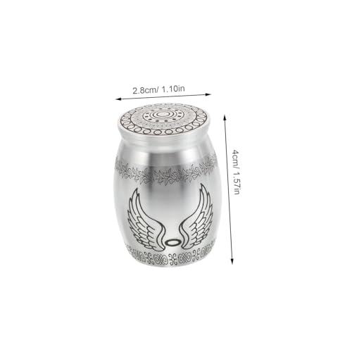 WRITWAA Haustierurne Für Hunde Und Katzen Kleine Metallurne Mit Schutzbeschichtung Ascheaufbewahrung Tragbare Gedenkurne Für Haustierbestattung WRITWAA Haustierurne Für Hunde Und Katzen Kleine Metallurne Mit Schutzbeschichtung Ascheaufbewahrung Tragbare Gedenkurne Für Haustierbestattung von WRITWAA