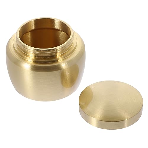 WRITWAA Kupfer Mini Urne Kleine Luftdichte Aschebox Metall Aufbewahrungsdose für Schmuck Aufbewahrung Robust Rostfrei Vielseitig für Zuhause und Friedhof Geeignet WRITWAA Kupfer Mini Urne Kleine Luftdichte Aschebox Metall Aufbewahrungsdose für Schmuck Aufbewahrung Robust Rostfrei Vielseitig für Zuhause und Friedhof Geeignet von WRITWAA