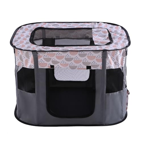 Tragbarer Faltbarer for Katzengehege Outdoor, Katzenkäfig Outdoor Im Freien Aus Oxford-Stoff, Abnehmbarer Gehege für Kleintiere mit Reißverschluss Oben for Kätzchen und Welpen (Color : E, Size : 110 Tragbarer Faltbarer for Katzengehege Outdoor, Katzenkäfig Outdoor Im Freien Aus Oxford-Stoff, Abnehmbarer Gehege für Kleintiere mit Reißverschluss Oben for Kätzchen und Welpen (Color : E, Size : 110 von WRYsqbhjyb