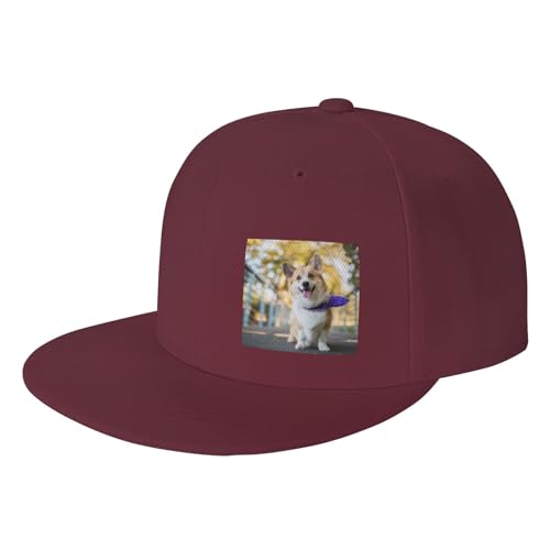 WSHFFILO Baseballkappe mit Corgi-Motiv, bedruckt, Sportmütze, Sonnenhut WSHFFILO Baseballkappe mit Corgi-Motiv, bedruckt, Sportmütze, Sonnenhut von WSHFFILO