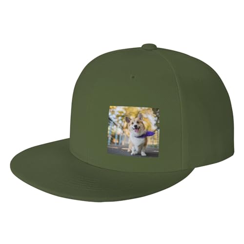 WSHFFILO Baseballkappe mit Corgi-Motiv, bedruckt, Sportmütze, Sonnenhut WSHFFILO Baseballkappe mit Corgi-Motiv, bedruckt, Sportmütze, Sonnenhut von WSHFFILO
