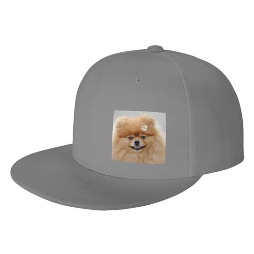 WSHFFILO Baseballkappe mit Zwergspitz-Motiv, bedruckt, Sportmütze, Sonnenhut WSHFFILO Baseballkappe mit Zwergspitz-Motiv, bedruckt, Sportmütze, Sonnenhut von WSHFFILO