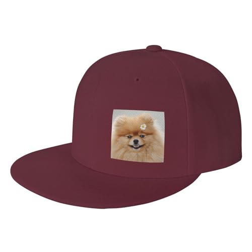 WSHFFILO Baseballkappe mit Zwergspitz-Motiv, bedruckt, Sportmütze, Sonnenhut WSHFFILO Baseballkappe mit Zwergspitz-Motiv, bedruckt, Sportmütze, Sonnenhut von WSHFFILO