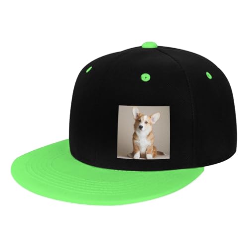 WSHFFILO Hip-Hop-Baseballkappe mit Hunde-Aufdruck, Sportkappe, Sonnenhut WSHFFILO Hip-Hop-Baseballkappe mit Hunde-Aufdruck, Sportkappe, Sonnenhut von WSHFFILO
