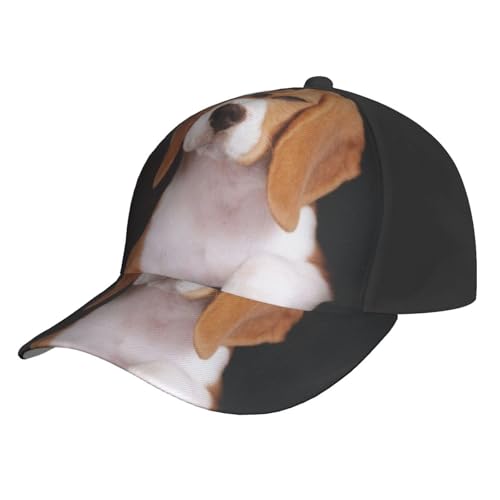 WSHFFILO ovely Baseballkappe für Hunde, Beagle, bedruckt, verstellbar, legere Kopfbedeckung für Erwachsene WSHFFILO ovely Baseballkappe für Hunde, Beagle, bedruckt, verstellbar, legere Kopfbedeckung für Erwachsene von WSHFFILO
