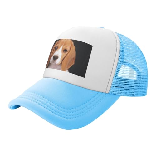 WSHFFILO ovely Trucker-Mütze für Hunde, Beagle, bedruckt, verstellbar, Netzstoff, Baseballkappe, Sportmütze WSHFFILO ovely Trucker-Mütze für Hunde, Beagle, bedruckt, verstellbar, Netzstoff, Baseballkappe, Sportmütze von WSHFFILO