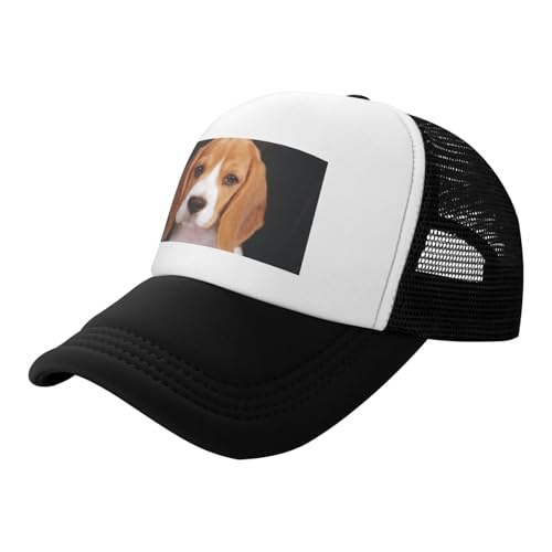WSHFFILO ovely Trucker-Mütze für Hunde, Beagle, bedruckt, verstellbar, Netzstoff, Baseballkappe, Sportmütze WSHFFILO ovely Trucker-Mütze für Hunde, Beagle, bedruckt, verstellbar, Netzstoff, Baseballkappe, Sportmütze von WSHFFILO