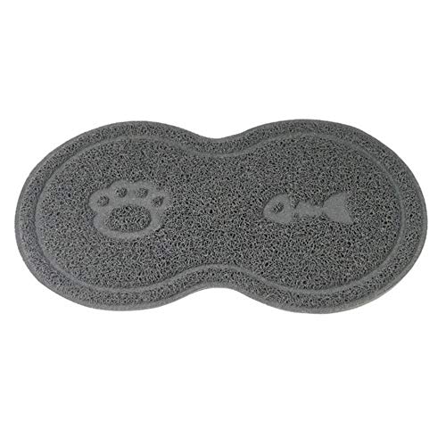 4 Color Pet Dog Puppy Cat Feeding Mat Pad Cute Bed Dish PVC Bowl Food Water Feeding Pad Placemat Wipe Clean Pet Supplies,Gray,46x26cm 4 Color Pet Dog Puppy Cat Feeding Mat Pad Cute Bed Dish PVC Bowl Food Water Feeding Pad Placemat Wipe Clean Pet Supplies,Gray,46x26cm von WTMLK