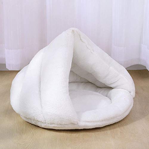 Bubble Kiss Coral Fleece Hundebett Superweiche Katzenmatte Winter Warm Dreieckige Lochform Haustiere Hausnest Tragbare Haustiere Zubehör, 1, M 50X60X32cm Bubble Kiss Coral Fleece Hundebett Superweiche Katzenmatte Winter Warm Dreieckige Lochform Haustiere Hausnest Tragbare Haustiere Zubehör, 1, M 50X60X32cm von WTMLK