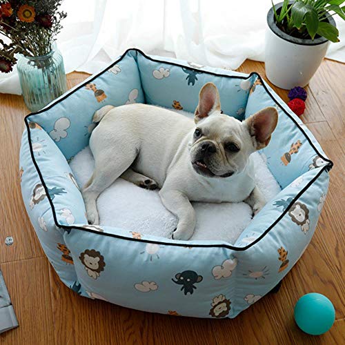 Four Seasons Universal Hundebett Haus Zwinger Waschbar Katzenbett Hundekorb Cartoon Teddy Schlafmatte Welpe Sofa Pad Haustierbedarf, C1, M Durchmesser 53cm Four Seasons Universal Hundebett Haus Zwinger Waschbar Katzenbett Hundekorb Cartoon Teddy Schlafmatte Welpe Sofa Pad Haustierbedarf, C1, M Durchmesser 53cm von WTMLK