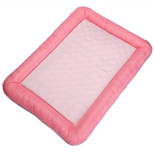 Haustier Hund Welpe Katze Vlies Warmes Bett Haus Plüsch Gemütliches Nest Matte Pad Tragbare Katze Schlafnest Lieferungen, pink, 70x50cm Haustier Hund Welpe Katze Vlies Warmes Bett Haus Plüsch Gemütliches Nest Matte Pad Tragbare Katze Schlafnest Lieferungen, pink, 70x50cm von WTMLK
