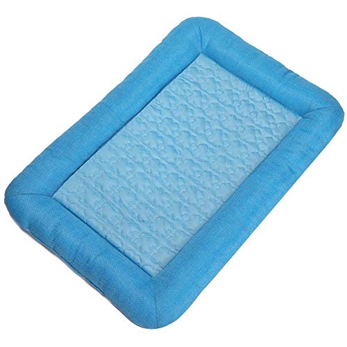 Haustier Hund Welpe Katze Vlies Warmes Bett Haus Plüsch Gemütliches Nest Mattenpolster Tragbares Katzenschlafnest Lieferungen, blau, 70x50cm Haustier Hund Welpe Katze Vlies Warmes Bett Haus Plüsch Gemütliches Nest Mattenpolster Tragbares Katzenschlafnest Lieferungen, blau, 70x50cm von WTMLK