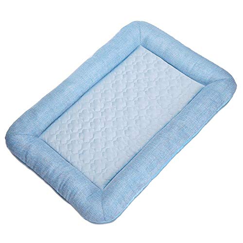 Haustier Hund Welpe Katze Vlies Warmes Bett Haus Plüsch Gemütliches Nest Mattenpolster Tragbares Katzenschlafnest Lieferungen, hellblau, 60x40cm Haustier Hund Welpe Katze Vlies Warmes Bett Haus Plüsch Gemütliches Nest Mattenpolster Tragbares Katzenschlafnest Lieferungen, hellblau, 60x40cm von WTMLK