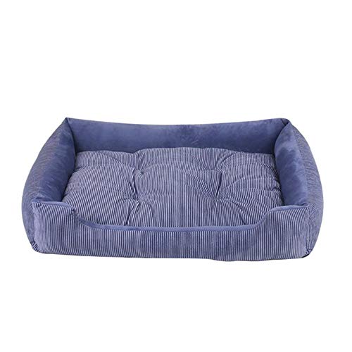Hundebett Mattenhaus Winter Warm Pad Haustierbedarf Zwinger Weicher Hundewelpe Warmes Bett Plüsch Gemütliches Nest Für Kleine Mittelgroße Hunde, blau, 45x28,5x12cm Hundebett Mattenhaus Winter Warm Pad Haustierbedarf Zwinger Weicher Hundewelpe Warmes Bett Plüsch Gemütliches Nest Für Kleine Mittelgroße Hunde, blau, 45x28,5x12cm von WTMLK