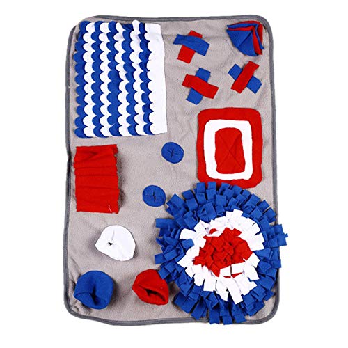 WTMLK 74 * 50cm Pet Dog Puzzle Toys Slow Feeding Food Mat Training Foraging Sniffing Mat Funny Cat Toys Feeder Pad Snuffelmat,A WTMLK 74 * 50cm Pet Dog Puzzle Toys Slow Feeding Food Mat Training Foraging Sniffing Mat Funny Cat Toys Feeder Pad Snuffelmat,A von WTMLK