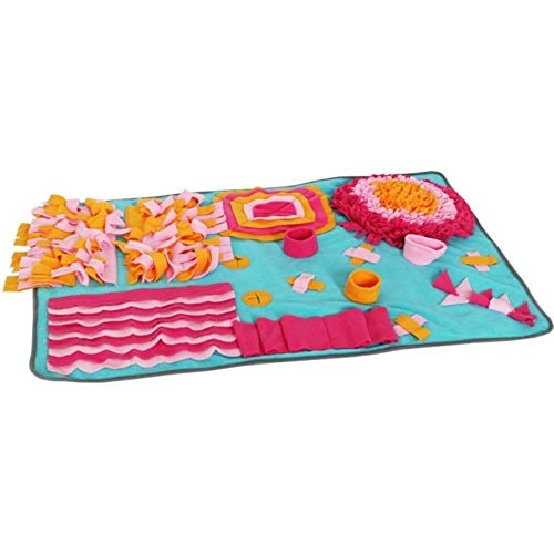 WTMLK 74 * 50cm Pet Dog Puzzle Toys Slow Feeding Food Mat Training Foraging Sniffing Mat Funny Cat Toys Feeder Pad Snuffelmat,C WTMLK 74 * 50cm Pet Dog Puzzle Toys Slow Feeding Food Mat Training Foraging Sniffing Mat Funny Cat Toys Feeder Pad Snuffelmat,C von WTMLK