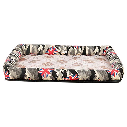 WTMLK Cooling Summer Pad Mat für Hunde Cat Blanket Sofa Dog MatBreathable Pet Hundebett Summer Washable für kleine mittelgroße Hunde, Camouflage M, China WTMLK Cooling Summer Pad Mat für Hunde Cat Blanket Sofa Dog MatBreathable Pet Hundebett Summer Washable für kleine mittelgroße Hunde, Camouflage M, China von WTMLK