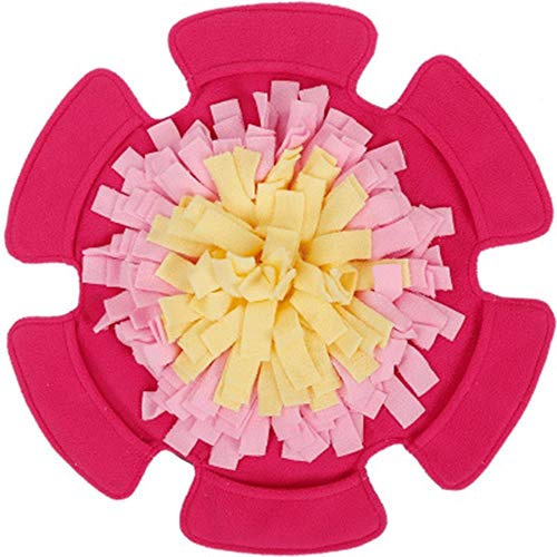 WTMLK Educational Toy Blanket Flower Pet Dog Sniffing Pad Training Consumes Energy Sniffs and Decompresses Slow Food von WTMLK