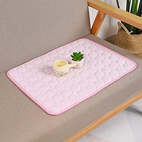 WTMLK Hundematte Kühlung Sommer Pad Matte Für Hunde Katze Decke Sofa Matratze Haustier Hundebett Sommer Waschbar Kalt Cool Matte für Hundebett, Kühltuch rosa, S 50x40 cm WTMLK Hundematte Kühlung Sommer Pad Matte Für Hunde Katze Decke Sofa Matratze Haustier Hundebett Sommer Waschbar Kalt Cool Matte für Hundebett, Kühltuch rosa, S 50x40 cm von WTMLK