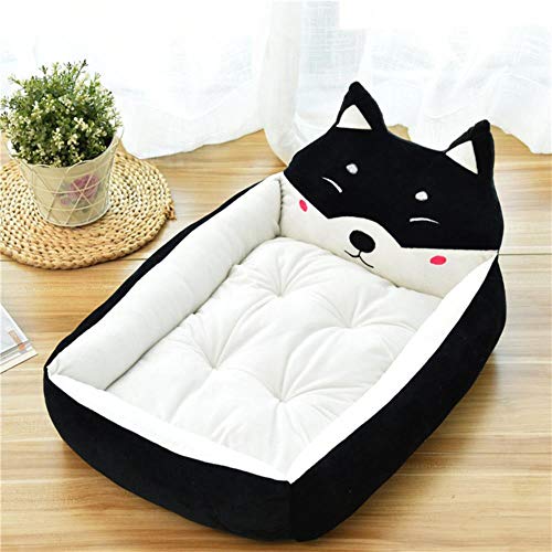 WTMLK Nettes Haustier Hundebett Matte Tier Cartoon geformt für große Hunde Haustier Liege Sofa Zwinger Katzenhaus Hundekissen Teddy Mats Haustierzubehör, Schwarz, S 50x40x12cm WTMLK Nettes Haustier Hundebett Matte Tier Cartoon geformt für große Hunde Haustier Liege Sofa Zwinger Katzenhaus Hundekissen Teddy Mats Haustierzubehör, Schwarz, S 50x40x12cm von WTMLK
