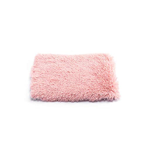 WTMLK Pet Dog Bettmatte Soft Long Plüsch Warm Deep Sleeping Pad rutschfeste wasserdichte untere Pet Decken für kleine mittelgroße Hunde, Pink, L 70x100cm WTMLK Pet Dog Bettmatte Soft Long Plüsch Warm Deep Sleeping Pad rutschfeste wasserdichte untere Pet Decken für kleine mittelgroße Hunde, Pink, L 70x100cm von WTMLK