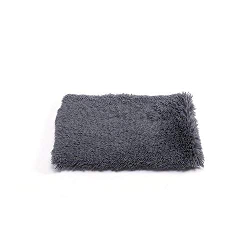 WTMLK Pet Dog Bettmatte Soft Long Plüsch Warm Deep Sleeping Pad rutschfeste wasserdichte untere Pet Decken für kleine mittelgroße Hunde, schwarz, M 50x70cm WTMLK Pet Dog Bettmatte Soft Long Plüsch Warm Deep Sleeping Pad rutschfeste wasserdichte untere Pet Decken für kleine mittelgroße Hunde, schwarz, M 50x70cm von WTMLK