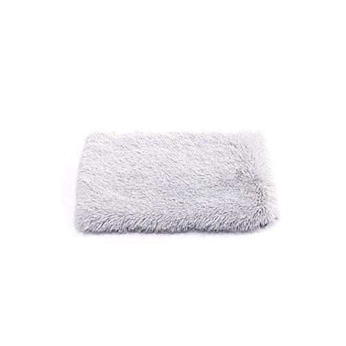 WTMLK Pet Dog Bettmatte Soft Long Plüsch Warm Deep Sleeping Pad rutschfeste wasserdichte untere Pet Decken für kleine mittelgroße Hunde, weiß, L 70x100cm WTMLK Pet Dog Bettmatte Soft Long Plüsch Warm Deep Sleeping Pad rutschfeste wasserdichte untere Pet Decken für kleine mittelgroße Hunde, weiß, L 70x100cm von WTMLK