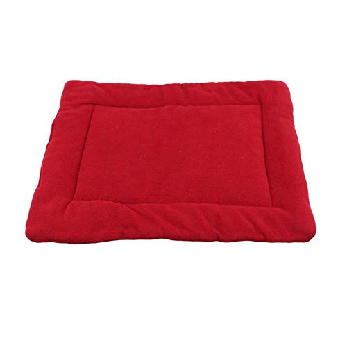 WTMLK Pet Dog Mat Dog Cage Mat Pet Cotton Pad Soft Fleece Small and Medium-Sized Dog and Cat Sleep Bed Pet Supplies,Wine red,XS WTMLK Pet Dog Mat Dog Cage Mat Pet Cotton Pad Soft Fleece Small and Medium-Sized Dog and Cat Sleep Bed Pet Supplies,Wine red,XS von WTMLK