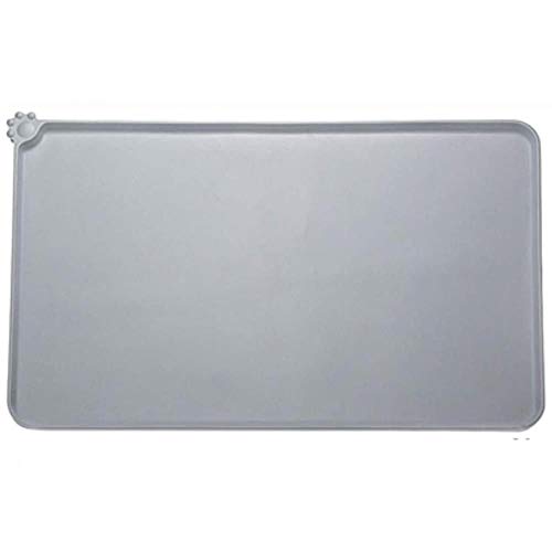 WTMLK Silicone Waterproof Dog Cat Pet Food Mats Tray Non Slip Pet Dog Cat Bowl Mats Placemat Dog Pet Cat Feeding Placemat,Gray WTMLK Silicone Waterproof Dog Cat Pet Food Mats Tray Non Slip Pet Dog Cat Bowl Mats Placemat Dog Pet Cat Feeding Placemat,Gray von WTMLK