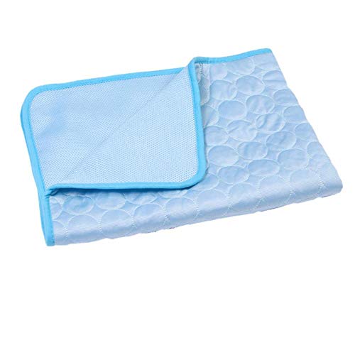WTMLK Summer Pet Cold Pad Cold Feeling Viscose Jiang Wen dian Dog Cat Coaster Household Car Mounted Pet Sofa Mat Supplies,Light Blue,62 50 WTMLK Summer Pet Cold Pad Cold Feeling Viscose Jiang Wen dian Dog Cat Coaster Household Car Mounted Pet Sofa Mat Supplies,Light Blue,62 50 von WTMLK