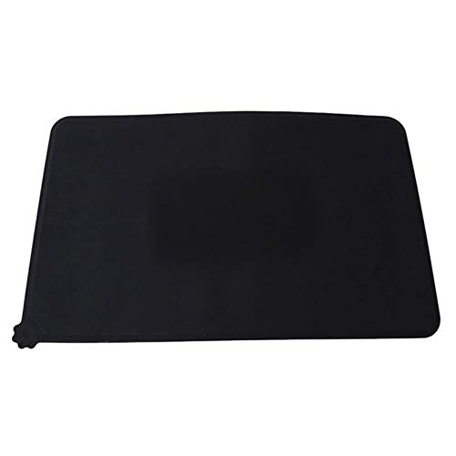 WTMLK Waterproof Silicone Pet Dog Food Pad Bowl Drinking Mat Puppy Feeding Placemat Household Pets Accessaries Easy Washing,Black,France WTMLK Waterproof Silicone Pet Dog Food Pad Bowl Drinking Mat Puppy Feeding Placemat Household Pets Accessaries Easy Washing,Black,France von WTMLK