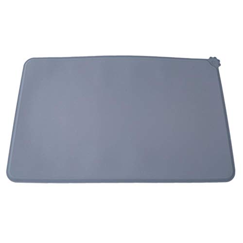 WTMLK Waterproof Silicone Pet Dog Food Pad Bowl Drinking Mat Puppy Feeding Placemat Household Pets Accessaries Easy Washing,Gray,France WTMLK Waterproof Silicone Pet Dog Food Pad Bowl Drinking Mat Puppy Feeding Placemat Household Pets Accessaries Easy Washing,Gray,France von WTMLK