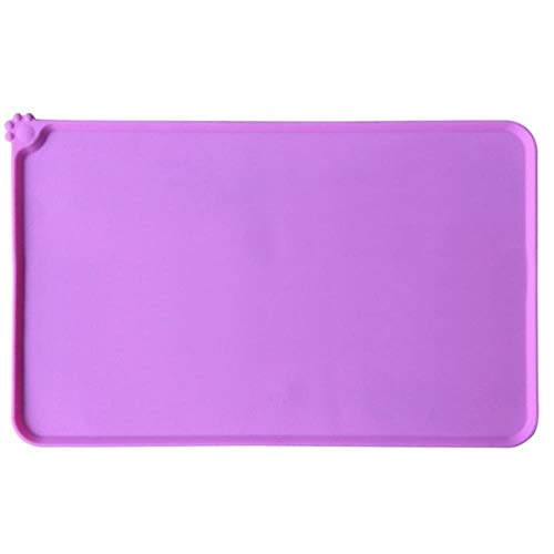 Wischen Sie sauberes Haustierzubehör Haustier Hund Welpe Katze Fütterungsmatte Pad Silikon Bettschale Futter Wasser Wasser Futter Tischset 4 Farben Neu 1, Pink, S. Wischen Sie sauberes Haustierzubehör Haustier Hund Welpe Katze Fütterungsmatte Pad Silikon Bettschale Futter Wasser Wasser Futter Tischset 4 Farben Neu 1, Pink, S. von WTMLK