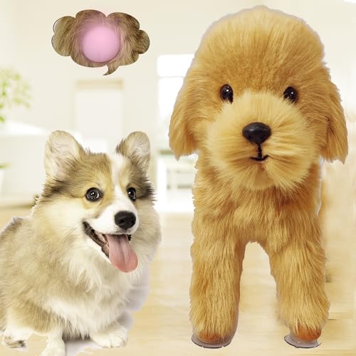 WTTTTW Paarungsspielzeug für männliche Hunde, interaktives Schlafspielzeug für Hunde, Brunstspielzeug für Hunde, ausgestopftes Teddy-Chihuahua-Spiel, in Hitze für kleine,Braun,13cm von WTTTTW