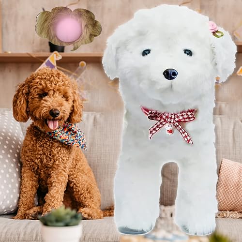 WTTTTW Schlaf- und Paarungsspielzeug für Hunde, interaktives Komfort-Spielzeug für Hunde, Brunst-Angstlinderungs-Entlüftungsspielzeug, für kleine und mittelgroße Hunde, lustiges,Weiß,13cm von WTTTTW