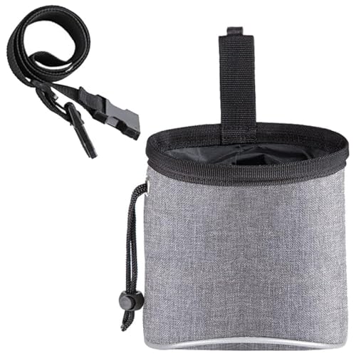 WUBAYI Hüfttasche für Hundeleckerlis - Leckerli-Tasche für Hunde mit verstellbarem Gürtel, perfekt für Spaziergänge im Freien & Training - Langlebige & leichte Hundesnack-Tasche von WUBAYI