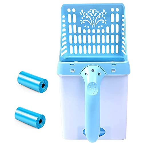 Wuzdy Durable Cat Scoop, 2-In-1 Cat Shovel, Non-Stick Cat Litter Sifter, Cat Litter Tray Scoop, Für Katzen, Haustiere Wuzdy Durable Cat Scoop, 2-In-1 Cat Shovel, Non-Stick Cat Litter Sifter, Cat Litter Tray Scoop, Für Katzen, Haustiere von Wuzdy