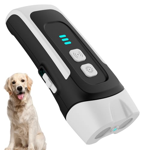 WUGEIN Anti-Bell-Gerät für Hunde – Hunde-Bell-Abschreckungsgeräte – LED-Ultraschall-Hundeabwehrgerät und Trainingsgerät, 3-in-1, Anti-Bell-Stopp-Bell, Handheld-Hundetrainingsgerät, wiederaufladbar, 15 WUGEIN Anti-Bell-Gerät für Hunde – Hunde-Bell-Abschreckungsgeräte – LED-Ultraschall-Hundeabwehrgerät und Trainingsgerät, 3-in-1, Anti-Bell-Stopp-Bell, Handheld-Hundetrainingsgerät, wiederaufladbar, 15 von WUGEIN